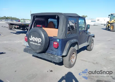 2002 Jeep Wrangler X из США, поврежденный, VIN 1J4FA39S12P769995